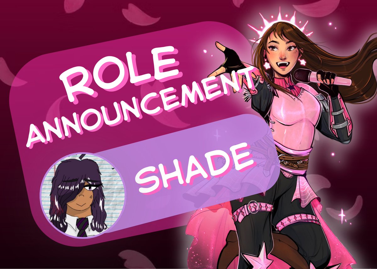 JennaOliverVA's tweet photo. 🌸 Role Announcement 🌸 

So excited to be working with @LukeAnimation09 on their animated pilot of Hidden in the Shade as Shade, herself! I have been wanting to do more animation work so I’m really grateful for the opportunity! And I’m stoked to be working with @TyCokerVA! https://t.co/VqqVBCFCbK