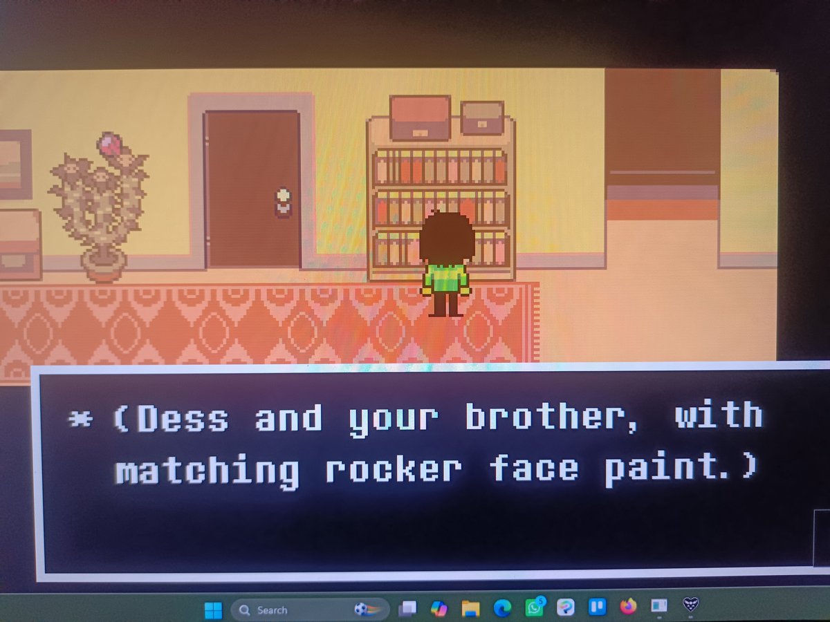 AhimeeeS's tweet photo. I need a fan art of this... 
#deltarune #asriel #dessholiday https://t.co/Wfx1HHw2yy