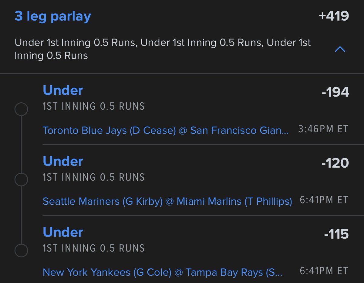 Clap_cury's tweet photo. Wednesday Night NRFIs

Good Luck If Tailing🍀 @FDSportsbook 

Click on the link on my bio to join the winning team @everyone https://t.co/YBrsDP6wND