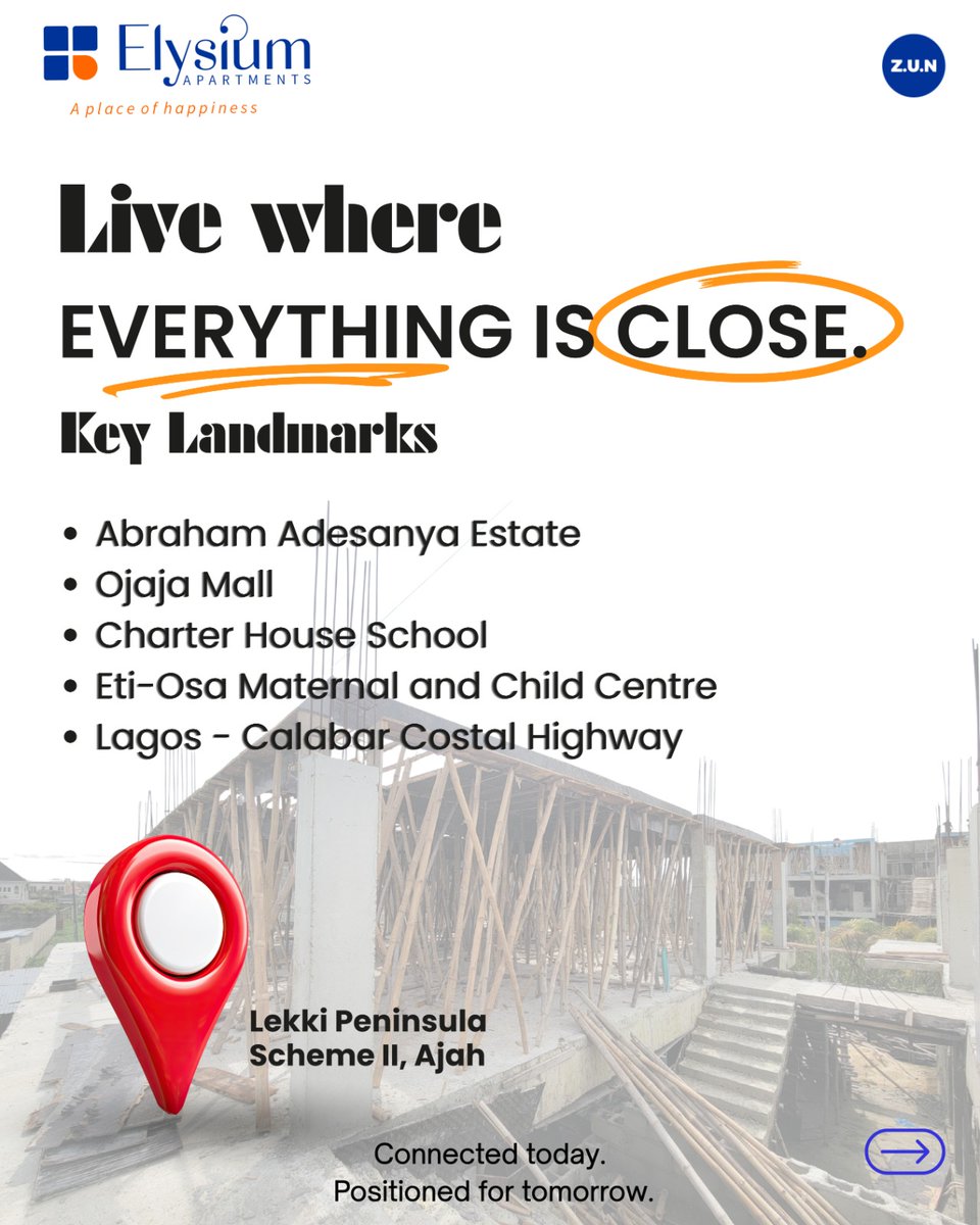 ZUNhomes's tweet photo. 🏡 Your next home now comes with more.

Own at Elysium Apartments.

🏠 1 Bedroom – ₦65M
🏠 2 Bedroom – ₦85M

✨ 20% initial deposit ✨ 6 months interest-free payment ✨ Fully fitted kitchen ✨ Free documentation

⏳ Promo ends July 31.

📩 DM to book an inspection. https://t.co/065GHbqfHG