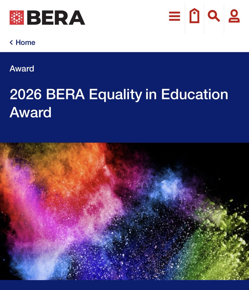 anoara_a's tweet photo. Honoured and humbled to be nominated for the 2026 BERA Equality in Education Award. 

A reminder that #metacognition, learner agency and high expectations can be powerful tools for promoting equity &amp; changing lives. 

Thank you for the nomination. 🙏🏽 @BERANews @BERJ_Editors https://t.co/D1RXpCN840