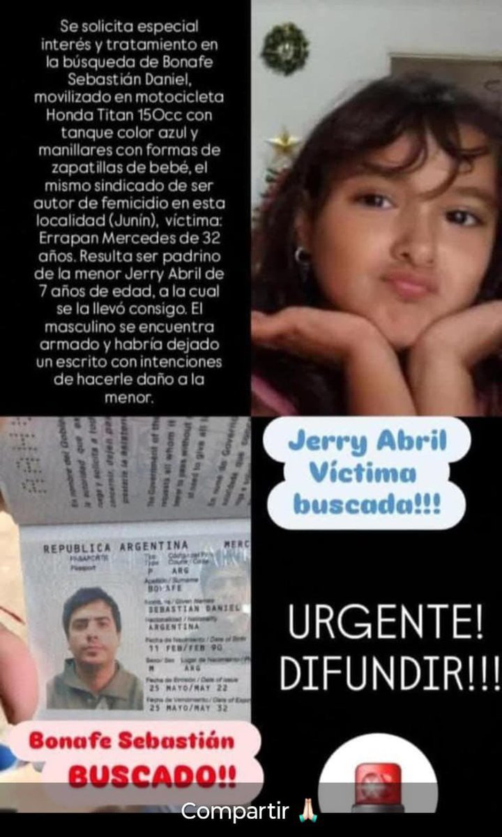 belpoliciales's tweet photo. URGENTE ALERTA SOFIA POR LA DESAPARICIÓN DE AVRIL GERRY DE 7 AÑOS https://t.co/JngQ4opPeg