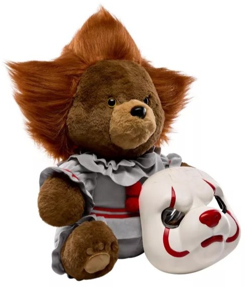 IGNDeals's tweet photo. Pennywise Teddy Terrors plush just came out at Spirit Halloween for the 2026 spooky season, available online for $49.99 and probably in the old Bed, Bath &amp; Beyond in your town starting in September or so. https://t.co/FXn0UO5UUT #ad https://t.co/1tDd3zbKbY