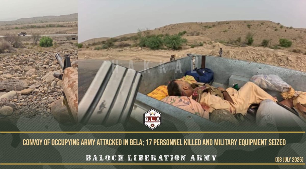 missiontakmeel's tweet photo. ہم ان کھلی گاڑیوں میں اپنے جوان شہزادوں کو میدان جنگ میں بھیج دیتے ہیں۔۔ جب دشمن ان پر فائر کرتا ہے تو ہمارے جوانوں کے لیے بچنے کی کوئی امید ہی نہیں ہوتی۔۔ 
اربوں کھربوں روپے کی حرام کاری اور حرام خوری ہو رہی ہے ہر سرکاری محکمے میں۔۔
مگر اپنے شہزادوں کو ہم بلٹ پروف گاڑیاں نہیں دے سکتے۔۔ 
کس قسم کی بے شرم قوم ہے ہم کہ جو اپنے شیروں کی حفاظت کرنے کے بجائے ان کو کتوں سے مرواتے ہیں۔ 
اللہ نہ کرے ایک دن یہ شیر ختم ہو گئے تو یہ کتے ہمارے گھروں میں گھسیں گے۔ 😡😡