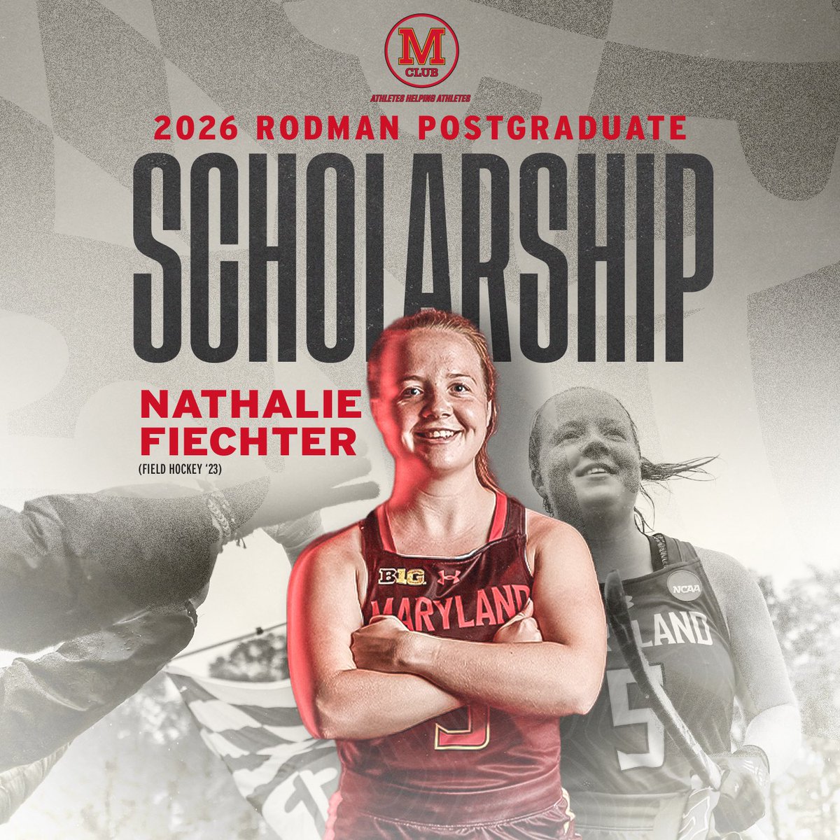 TerpsFH's tweet photo. Congrats to Nathalie on being selected as a 2026 M Club Rodman Postgraduate Scholarship recipient 🐢

📰 https://t.co/b7JXkSg77X

#bestofthebest https://t.co/XGmIg7IeVT