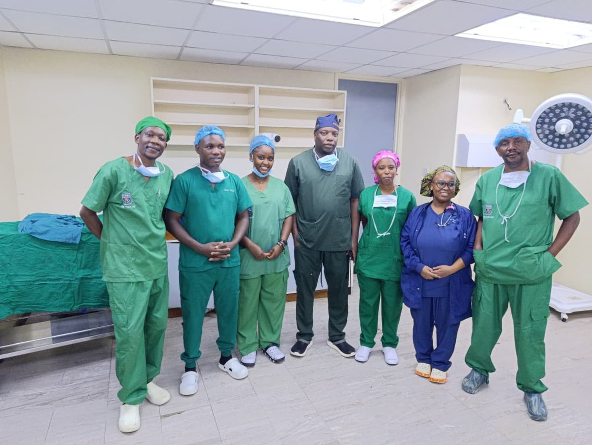 KNH_hospital's tweet photo. KNH Performs Kenya’s First Minimally Invasive Esophagectomy

Congratulations to the multidisciplinary team of specialists on this groundbreaking achievement.👏👏👏

#KNHInaweza 
#KNHInakujali 
#KNHAt125 https://t.co/v13FSoRk9P
