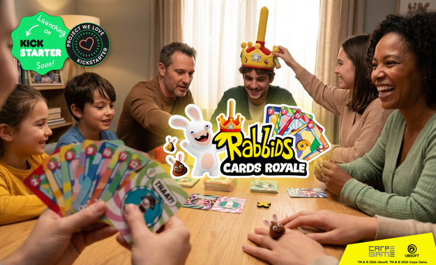 GoNintendoTweet's tweet photo. Kickstarter announced for Rabbids Cards Royale tabletop game https://t.co/ViWAfBkNHI https://t.co/dlAmjHG5Jm