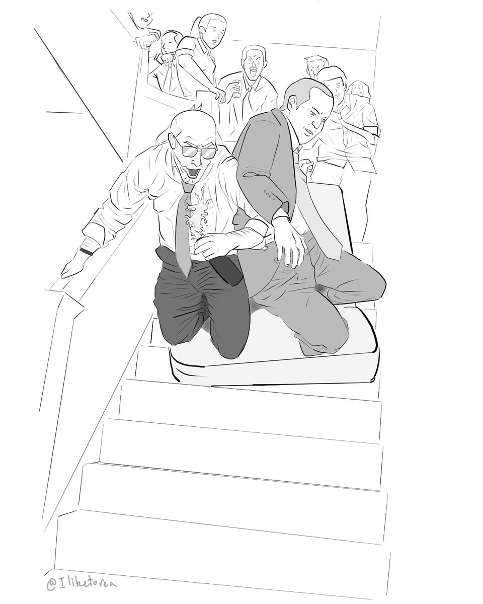 Iliketorea's tweet photo. First thing the GDA crisis management team did after the Earth became Viltrumite-free in over 20 years-- #cecilstedman #donaldferguson #invinciblefanart #invincible https://t.co/d0JCg2GoJc