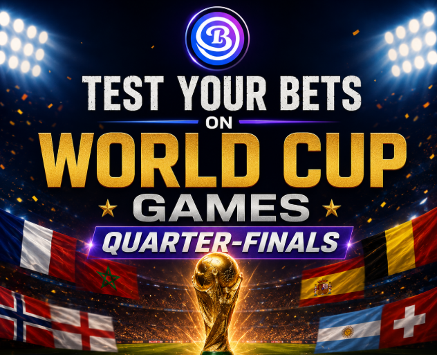 BetFicasino's tweet photo. ⚽🏆 World Cup Quarter-Finals are here!

Test your picks with Single Games or Parlays for as little as 1 ADA. 🔥

Who's making the semis? 👀

🎯 Bet now: https://t.co/jdup35838F
#WorldCup #Sportsbook #Cardano https://t.co/HqQiDb0FUE