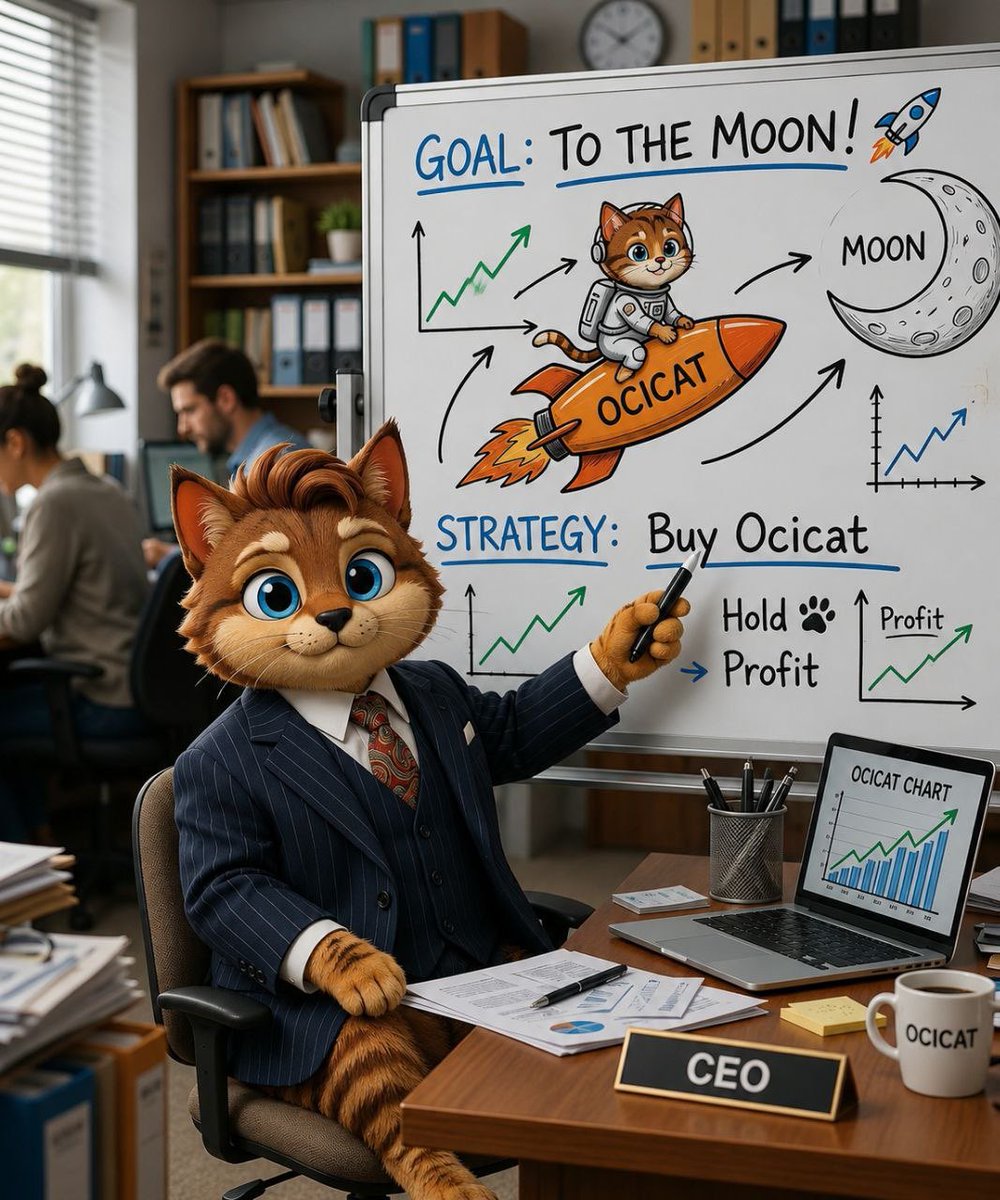 chimaobimich12's tweet photo. The cat is out the bag. 
$OCICAT is live. 
Small cap. Big claws. 
Let’s run 🐈 https://t.co/iYbMM4Lu4u