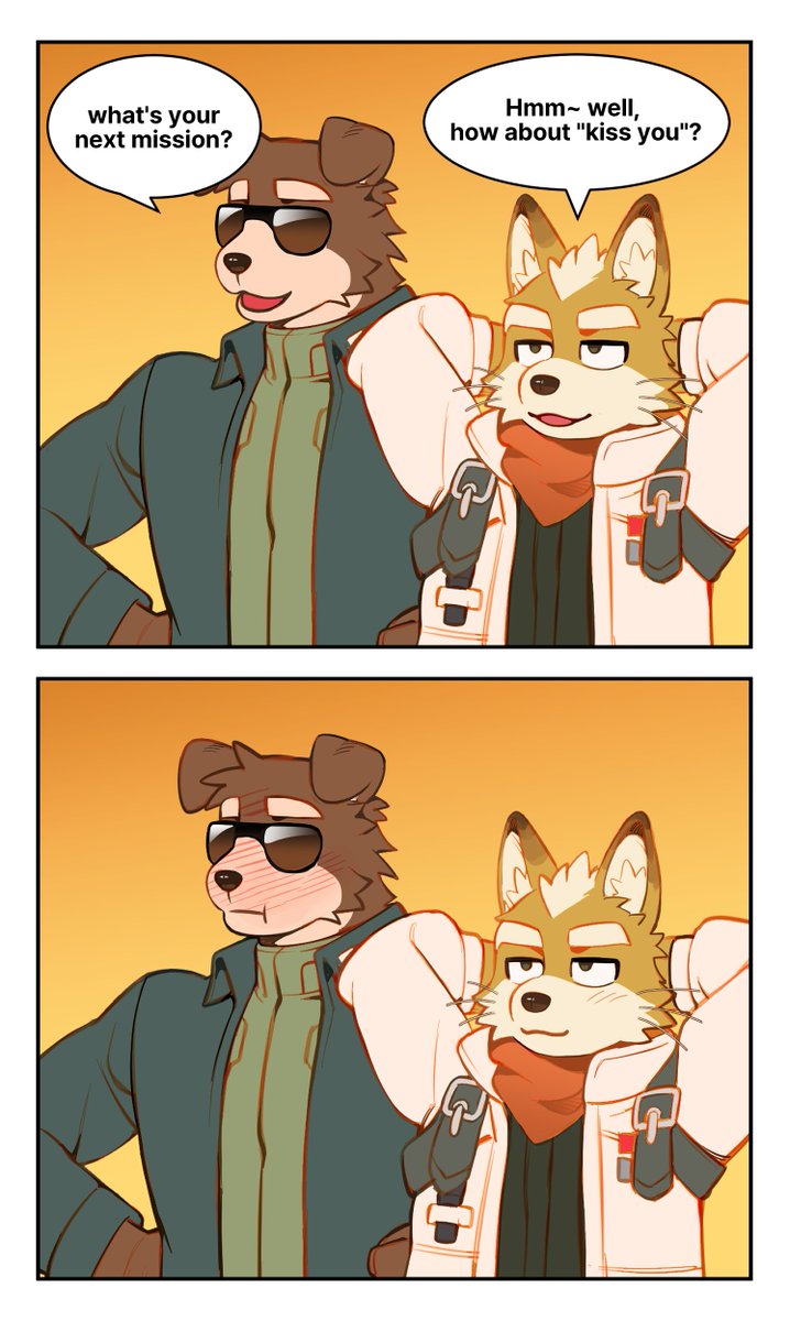 art_uza's tweet photo. Bill x Fox https://t.co/GpypLjlUHq