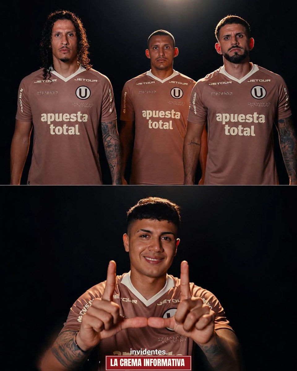 lacremainformat's tweet photo. iATENCIÓN! Universitario y Marathon presentan la nueva camiseta para hinchas con discapacidad visual. https://t.co/zrO0lEfjgO