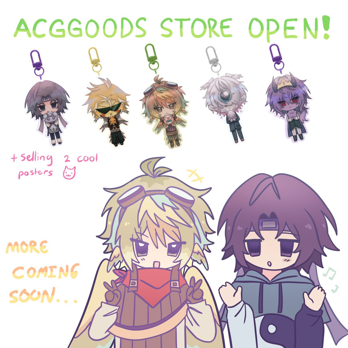 deviousodyssey's tweet photo. I HAVE AN ACGGOODS STORE NOW!! CHECK IT OUT!

More characters coming soon!! https://t.co/dM29iPZdX8