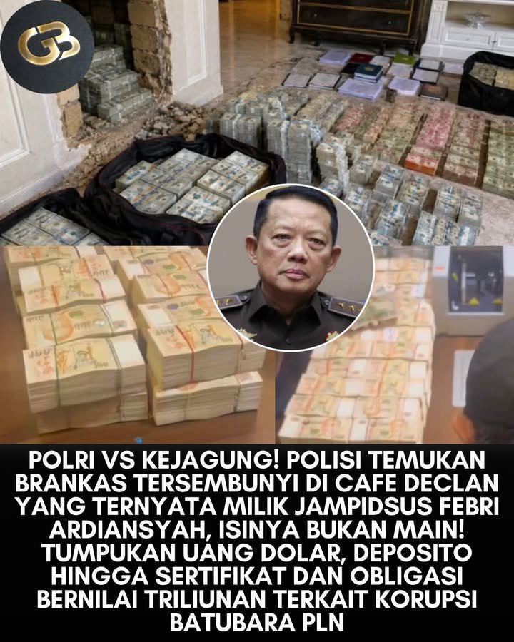 recehsjaa's tweet photo. Polisi geledah cafe declan di cipete jaksel, yang diduga milik jampidsus febri ardiyansyah, didalamnya ditemukan tumpukan dolar, us, sgd, rupiah, sertifikat, deposito hingga obligasi yang nilainya fantastis.

Bukan cicak vs buaya lagi ini, tapi Kong Vs Godzilla, ngeri emang korupsi di negri ini, sudah ga ketolong penyakitnya, rakyat jelata mending berdoa buat diri sendiri dan selamatkan diri masing-masing, karna rampok negri ini lebih rakus dari serigala yang ada dikandang domba.
