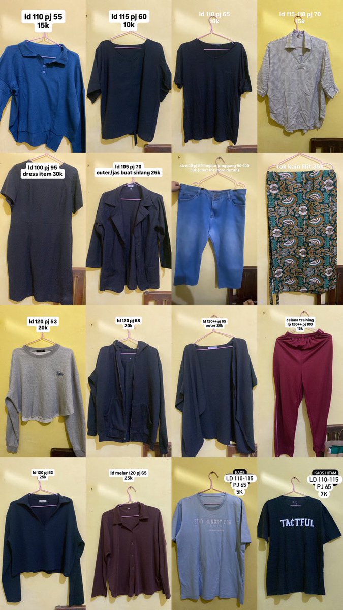 ipagrc's tweet photo. preloved edisi mau cabut

ambil di kos atau kurir ya! yukkk langsung dm yang mau tanya-tanya 🙌🏻 https://t.co/YS5YL8KiEw