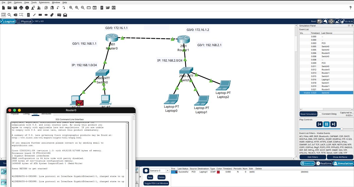ITx_prash's tweet photo. #LSPPDay38
mix stuffs today, implemented manual backpressure in node streams using pause, resume &amp; drain. brushed up on sql queries. also configured DHCP, static routing &amp; ICMP pings in cisco packet tracer.
@lftechnology
#60DaysOfLearning2026 #LearningWithLeapfrog https://t.co/DZr7u5Z792