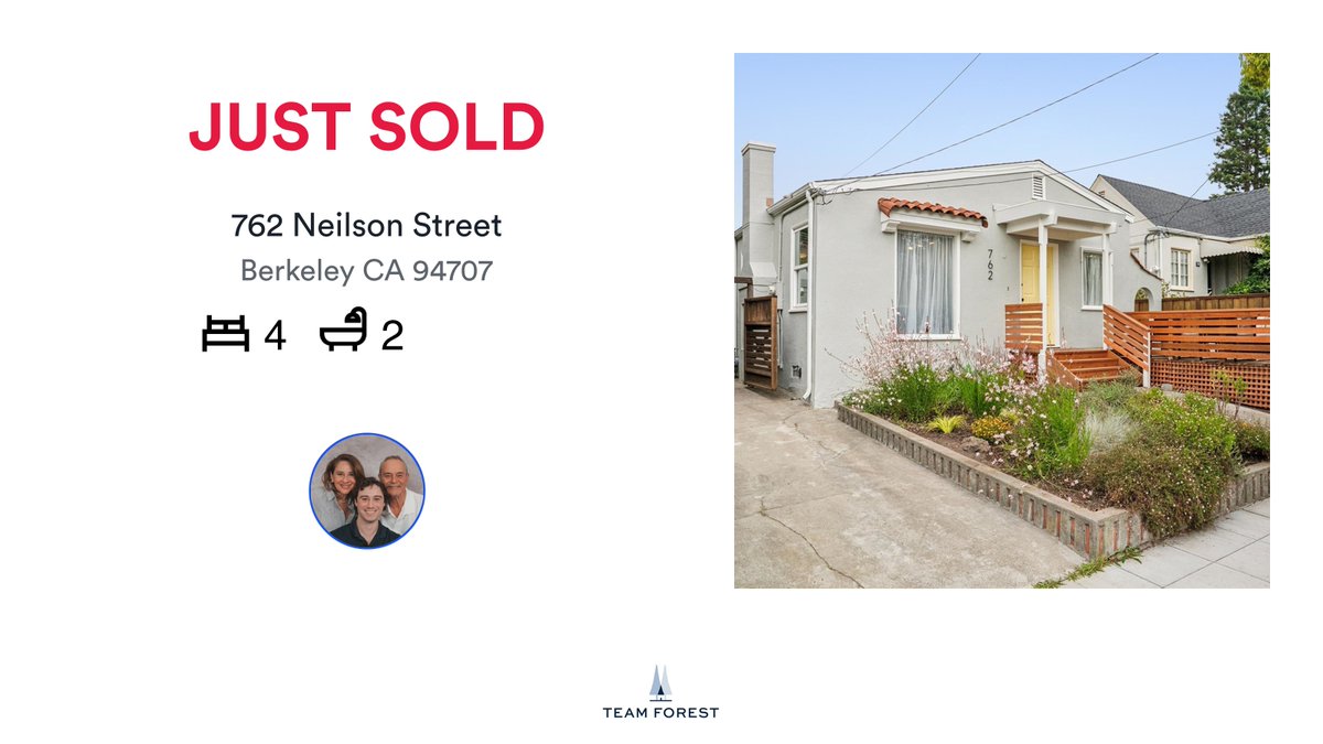 AForest1's tweet photo. 🛌 4 🛀 2
📍 762 Neilson Street, Berkeley, CA, 94707

Another property closed and we are absolutely thrilled for our clients! This one Just Sold on RateMyAgent.
CAR 01234464
https://t.co/Xq8yFGkedd

...
#ratemyagent #realestate #Red_Oak_Realty https://t.co/tJ9a1Sapr8