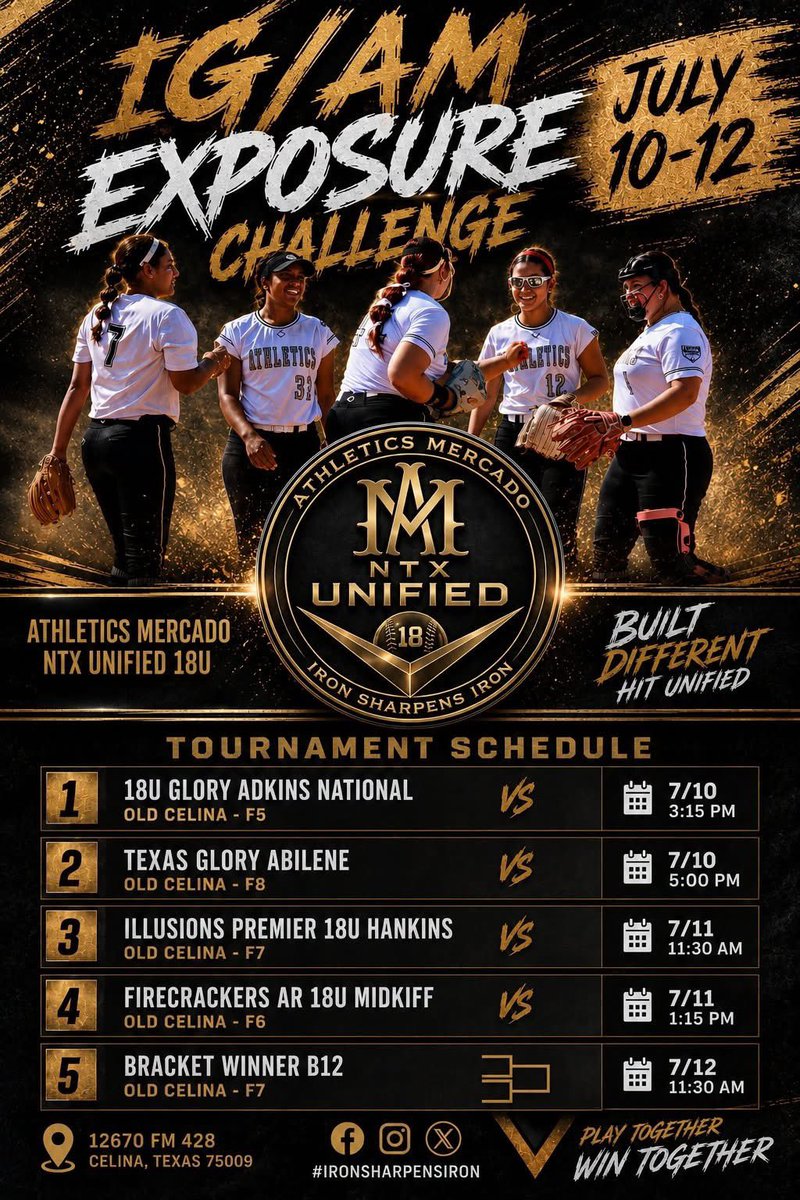 LillianRCarlock's tweet photo. Got the schedule for this weekend at the IG/AM Exposure Challenge. Come check us out! https://t.co/Y5C1SxAxVv