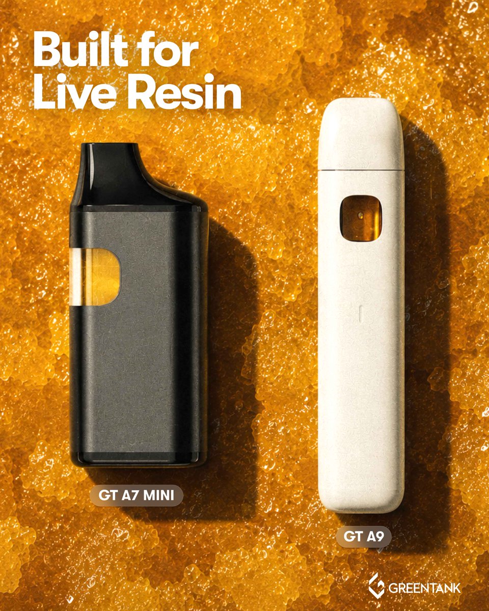 GreenTankTech's tweet photo. Premium extracts deserve premium hardware.

From live resin and liquid diamonds to other high-performance formulations, Greentank's hardware lineup is engineered to deliver the consistency, flavor and reliability today's brands expect.

Get samples here👉 https://t.co/rxHniY3lsR https://t.co/ANocT5GXqY