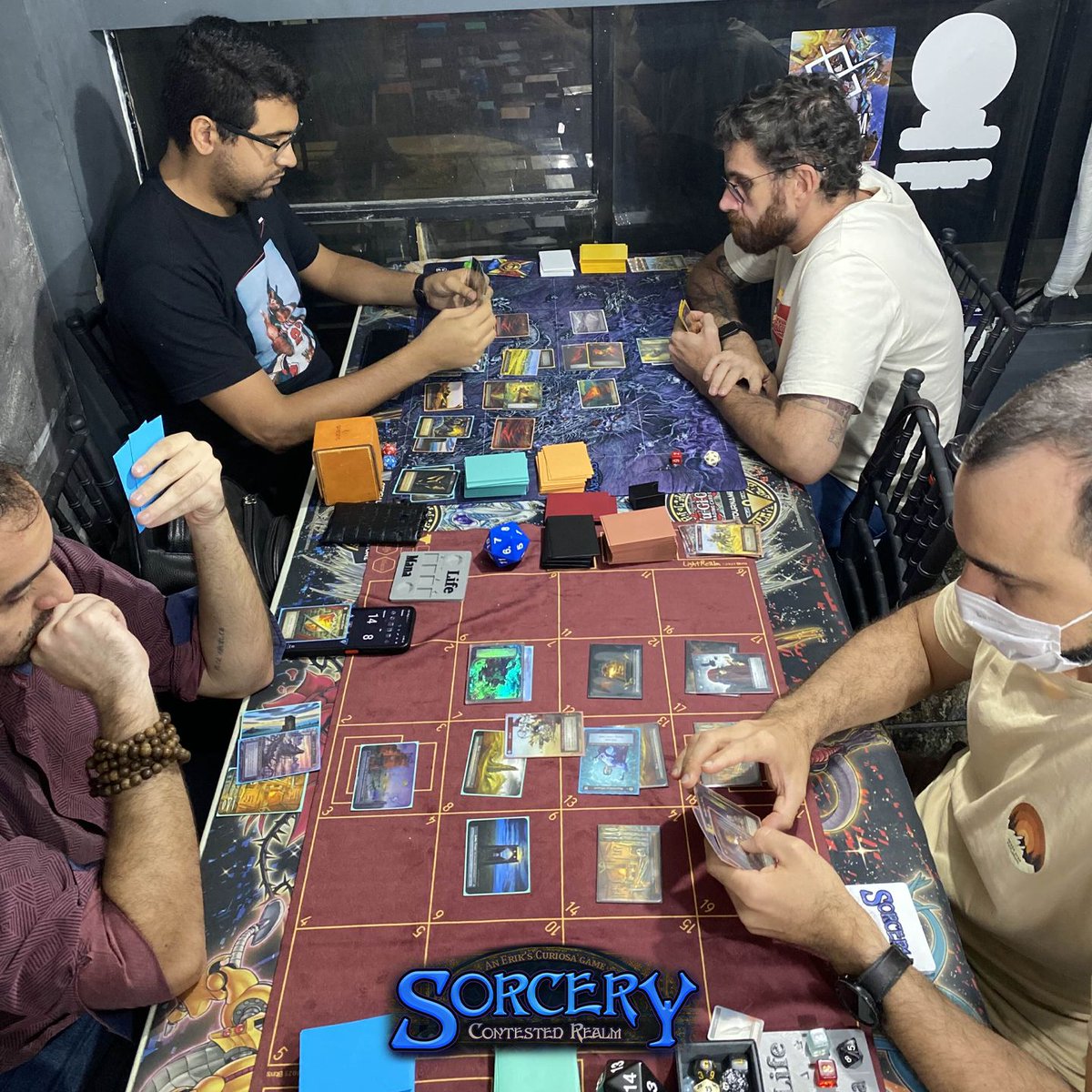 SorceryTCG's tweet photo. Every great community starts somewhere!

Today, we’re giving a shoutout to the incredible Sorcery community at Geekshop Brasil in Recife, Brazil!

What began with a handful of passionate Sorcerers has grown into a thriving weekly gathering, with players coming together to battle, trade stories, and welcome new faces into the Realm. 

Thank you to everyone at Geekshop Brasil for helping grow the game one match, one friendship, and one community at a time.

🇧🇷 If you’re in the Recife area, stop by a weekly event and join the adventure! 

#sorcerytcg #brazil