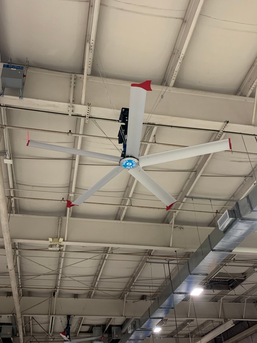 SkyBladeFans's tweet photo. Engineered for large-scale airflow performance. The Eppler helps improve comfort, air circulation, and operational efficiency across demanding environments. #SkyBlade #Eppler  #EnergyEfficiency https://t.co/YyXqKbEXOD