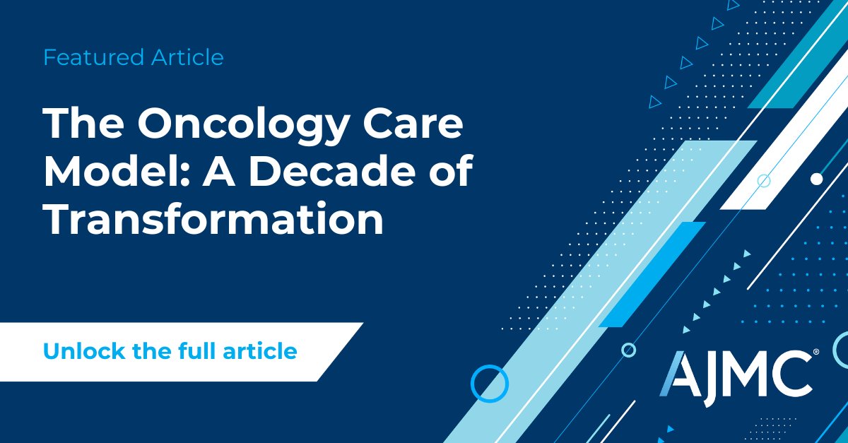 AJMC_Journal's tweet photo. A decade after the Oncology Care Model began, 7 oncology leaders reflect on what changed, what lasted, and what was lost when the program ended.
Unlock the full discussion: https://t.co/cd9egg4sGz)
#OncologyCare #ValueBasedCare https://t.co/VInC213Xy0