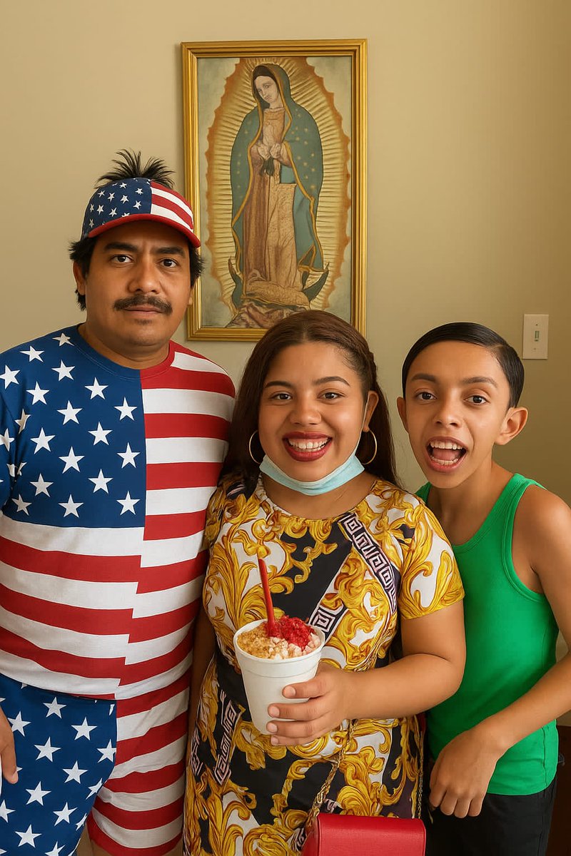 borrachito's tweet photo. En cada familia mexicana hay:

✅ Una Lupita 👩🏻
✅ Un maricón 💅🏻
✅ Un tío que se fue de mojado a EUA 🇺🇸😂 https://t.co/xxsRdkiVsg
