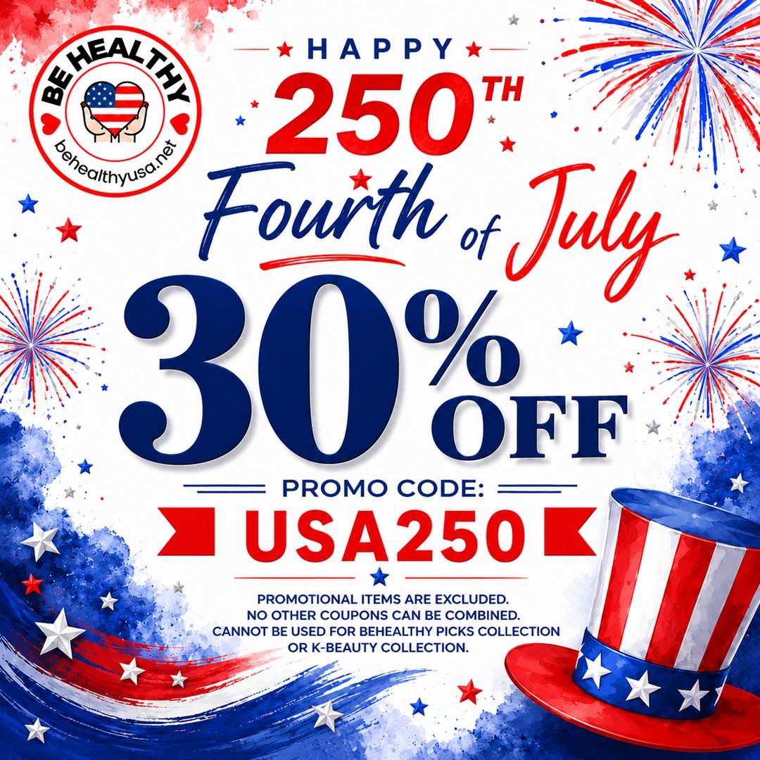 BeHealthyUSAnet's tweet photo. It’s your last chance to save 30% for the 250th Fourth of July!  
Just use coupon code USA250 at https://t.co/aqLMbG30XY before the sale ends.  
Celebrate with premium Korean products and enjoy exclusive savings today! https://t.co/a1RiTPmVUA