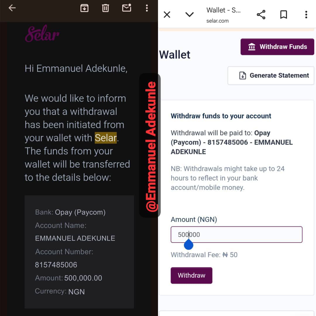 LowkyMan76932's tweet photo. ₦500,000 withdrawn successfully. 💙

This isn't luck. It's the result of learning a skill, staying consistent, and taking action every single day.

This payout came from just 7 days of work. Seven days that could have easily been wasted scrolling through social media. https://t.co/FT9X6Qk5u0