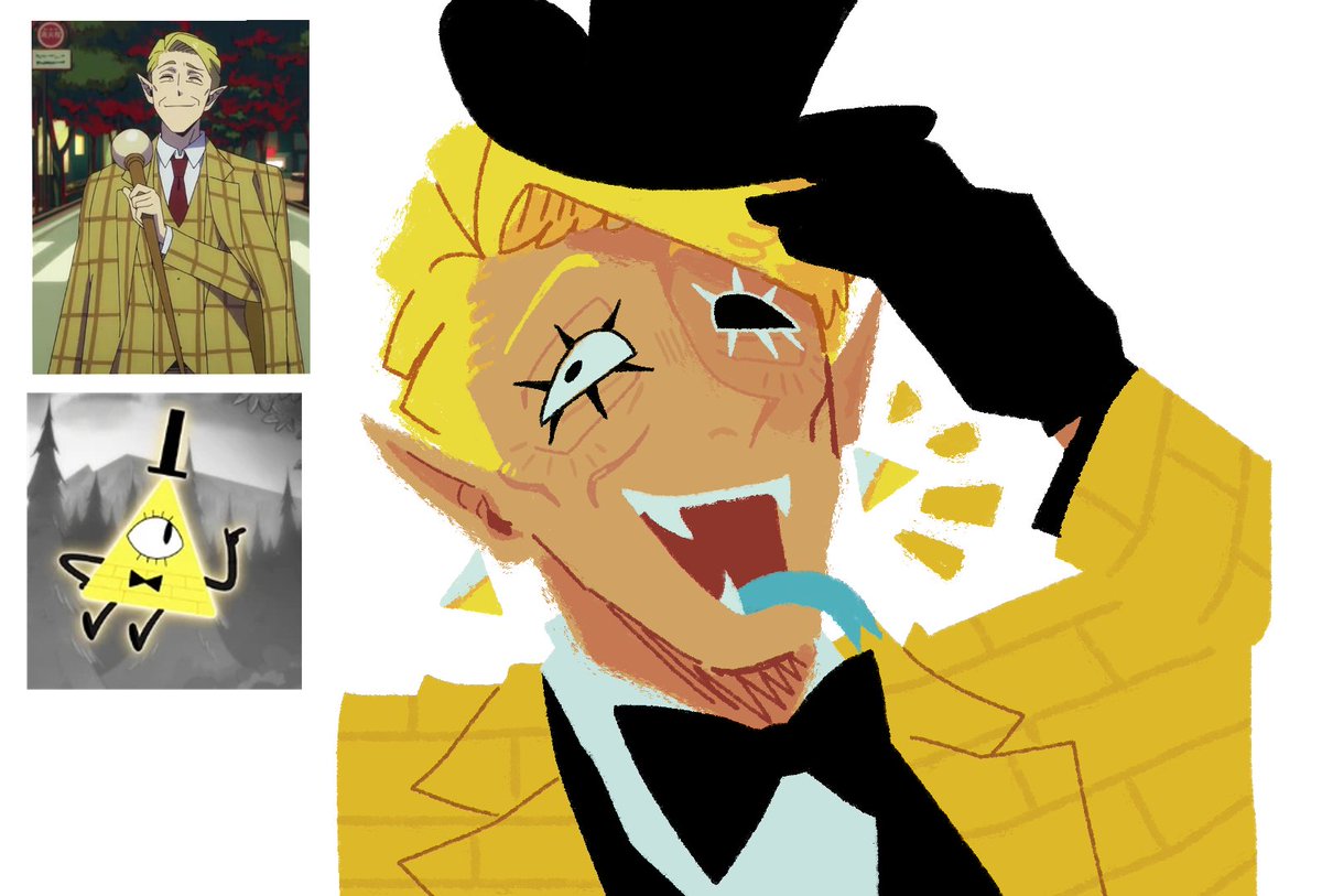 gurarazor's tweet photo. this drawing has a target audience of one and its me
#tvdint #gravityfalls #billcipher https://t.co/GdxQbPOXLg