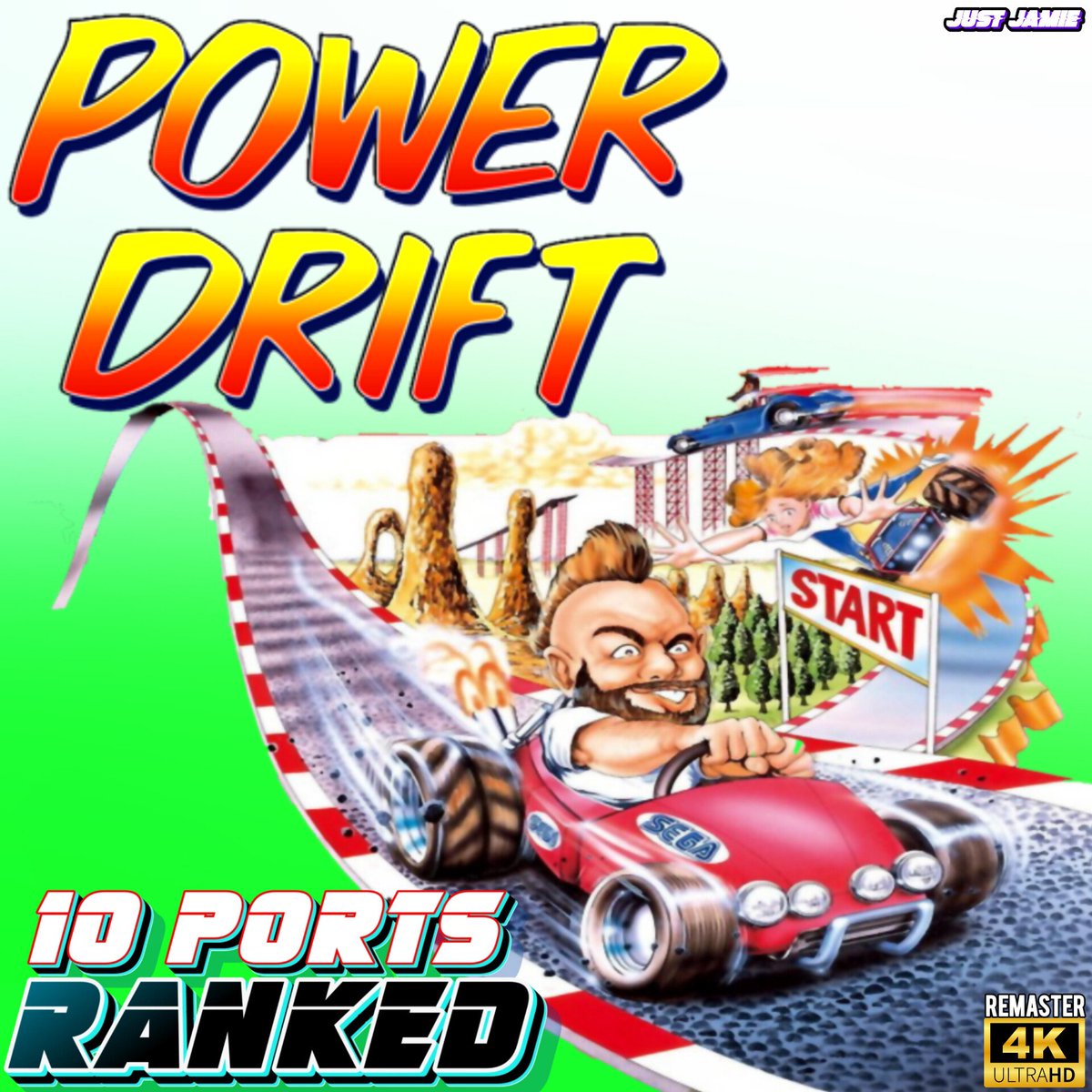 justjamie1983's tweet photo. In this 4K Remaster video, I will be ranking all 10 ports of the 1988 Sega Super Scaler arcade classic - Power Drift. Many micro computer versions included as well as consoles , plus an honorable mention.
https://t.co/QHlvGbW7Sn
#powerdrift #sega #arcadegames #justjamie https://t.co/TRdeyqXvjS