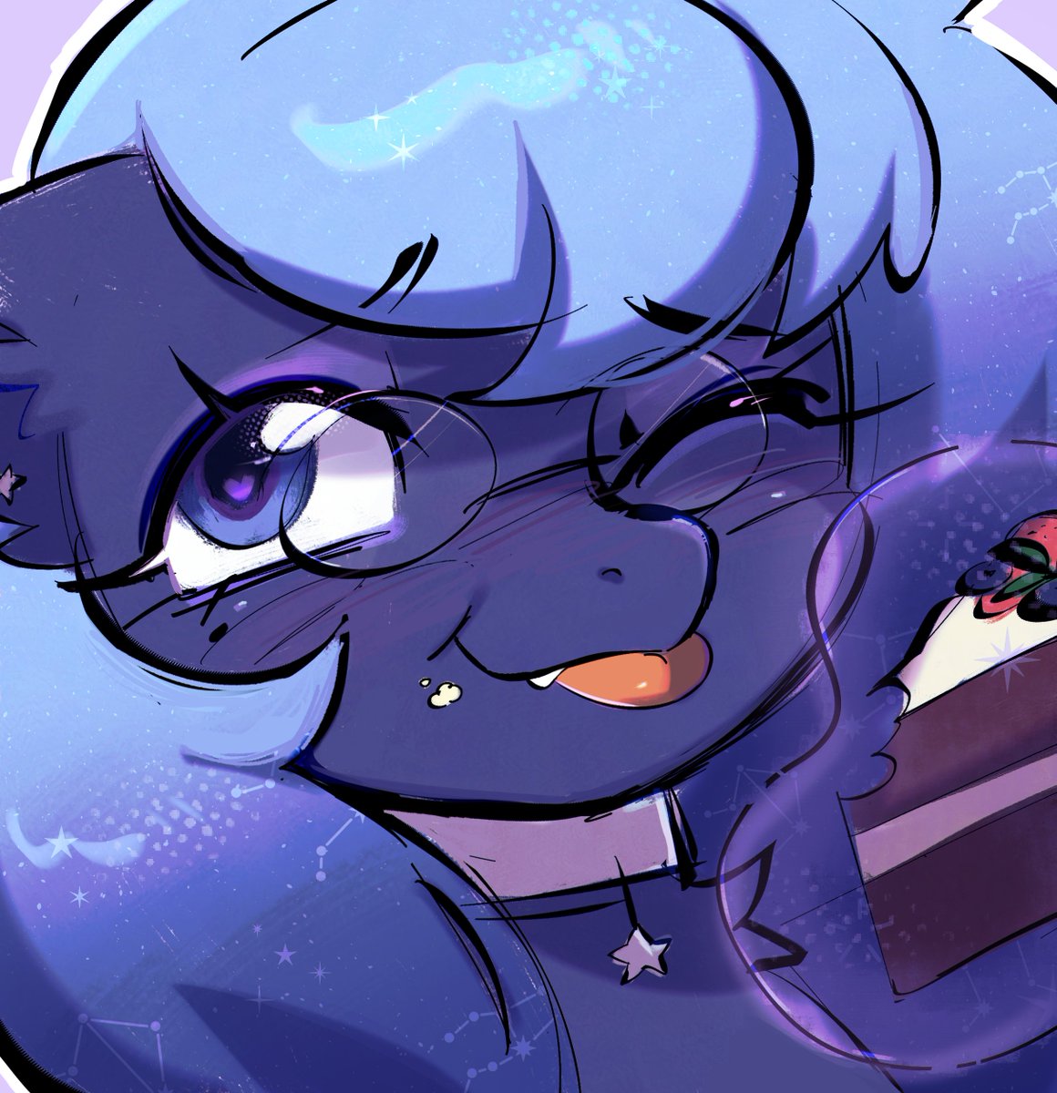 Flutter_Piie's tweet photo. Queria compartir ese lindo arte que me regaló un super amigo para mi cumple, lo adoro! @xguromii https://t.co/przOQbR3sT