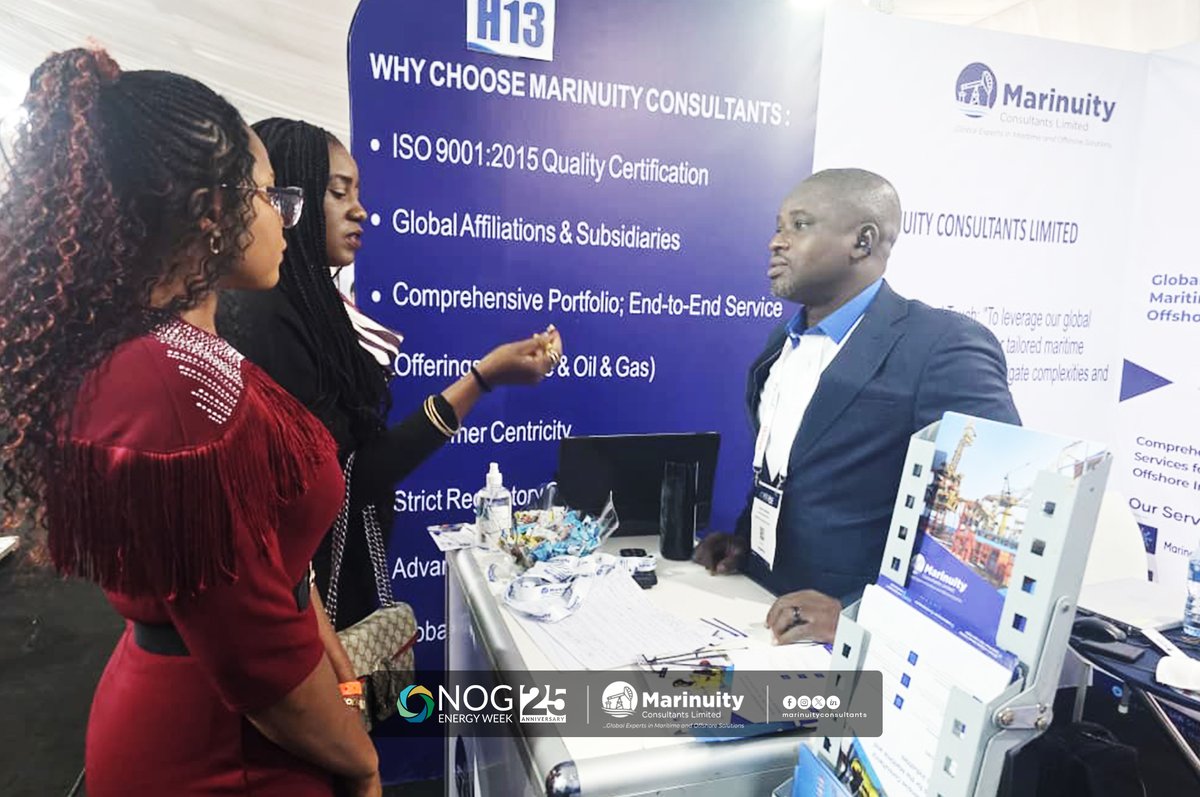 marinuity's tweet photo. At #NOGEnergyWeek2026, every conversation is an opportunity to exchange ideas and explore practical maritime and offshore solutions.

Visit Booth H13 and discover how Marinuity Consultants Limited can support your operations with trusted expertise.
#Marinuity #Maritime #Offshore https://t.co/dki02Giyzy