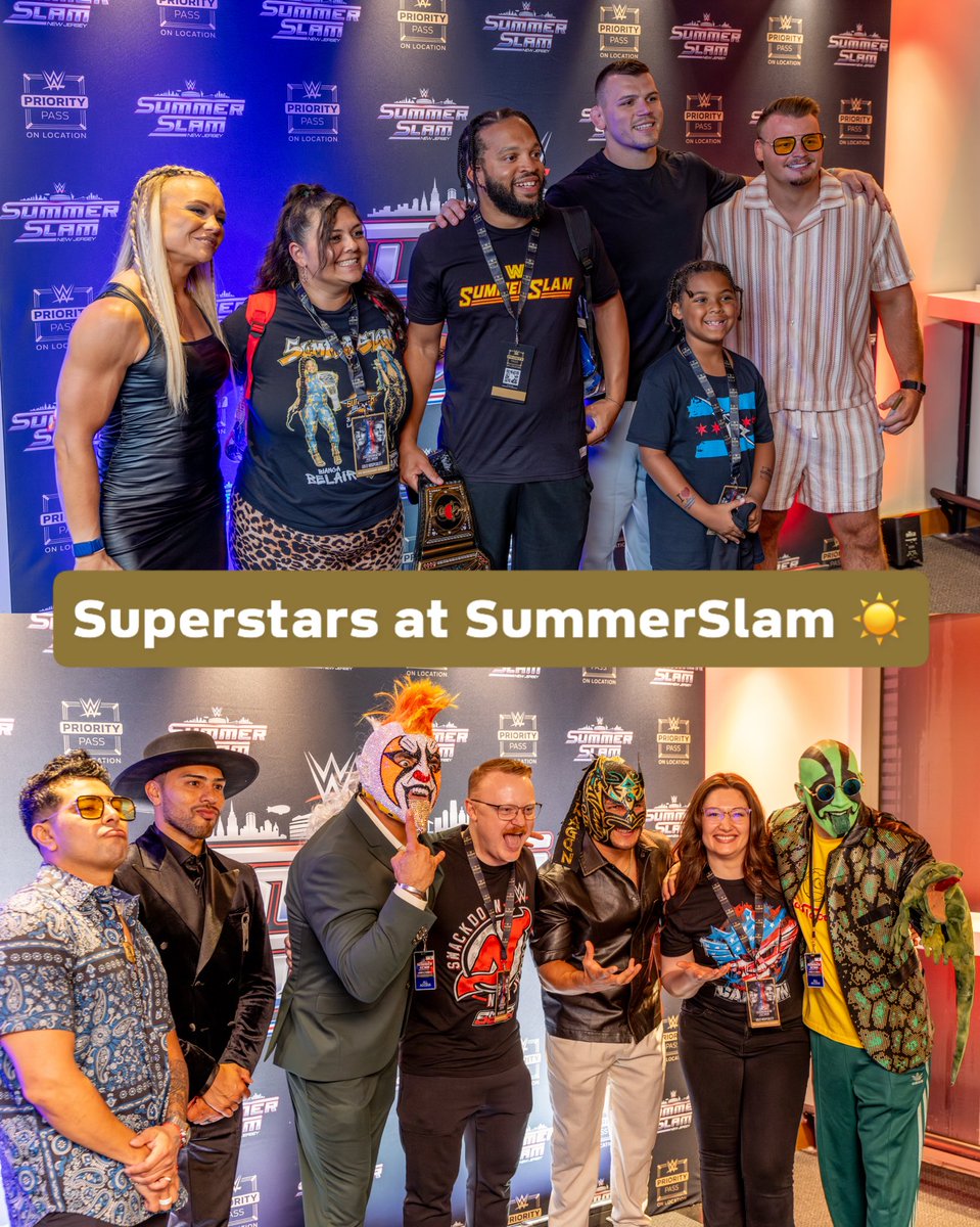 onlocationexp's tweet photo. So many Superstars at SummerSlam when you book with #OnLocation 🤩 https://t.co/dB0nHuxKDp