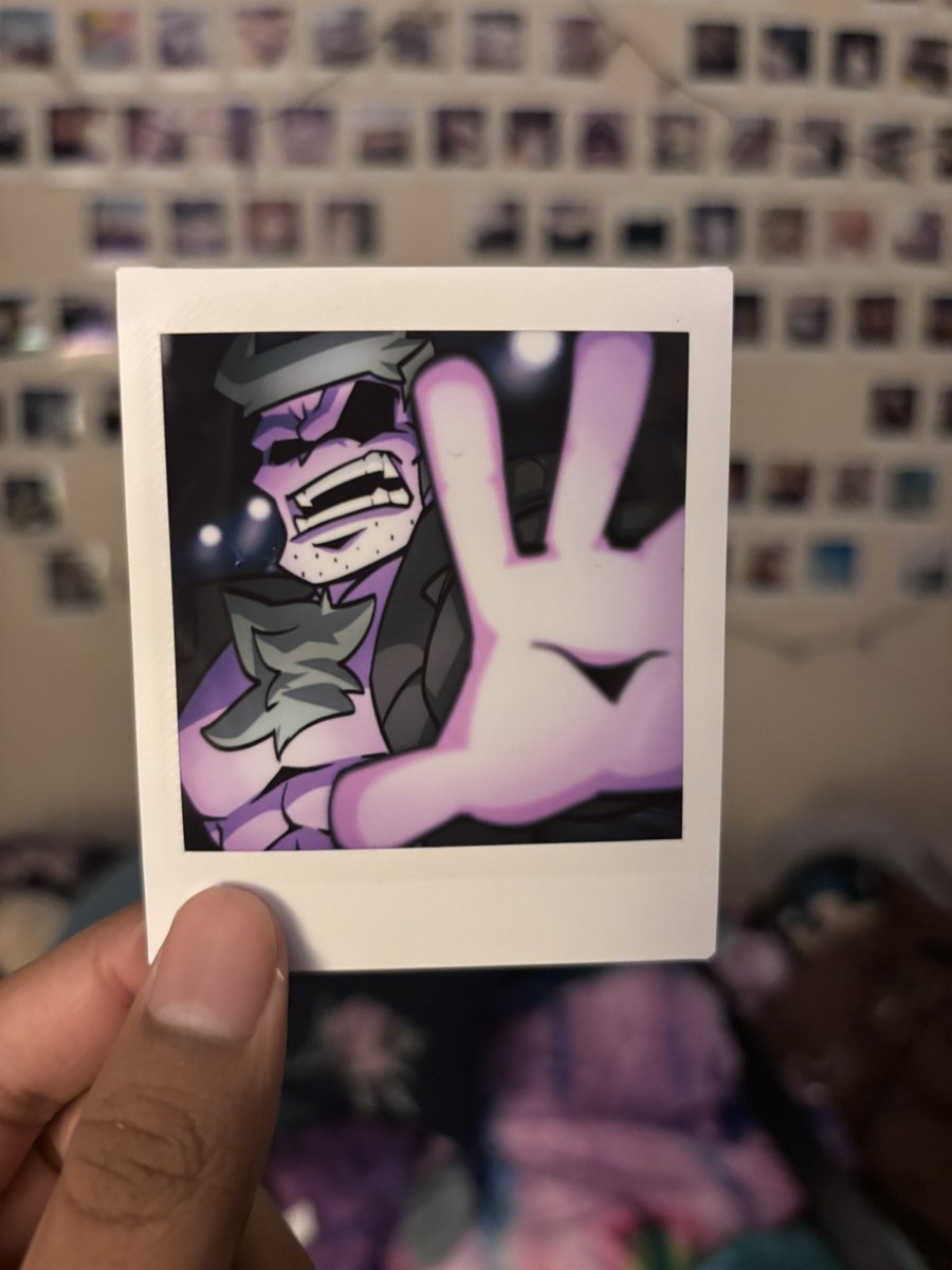 itzamug's tweet photo. I recently bought a printer that uses instax square formatted film similar to my Polaroid camera. 

Now I can draw and print out stupid shit like this :] https://t.co/sGSeGBQzBg