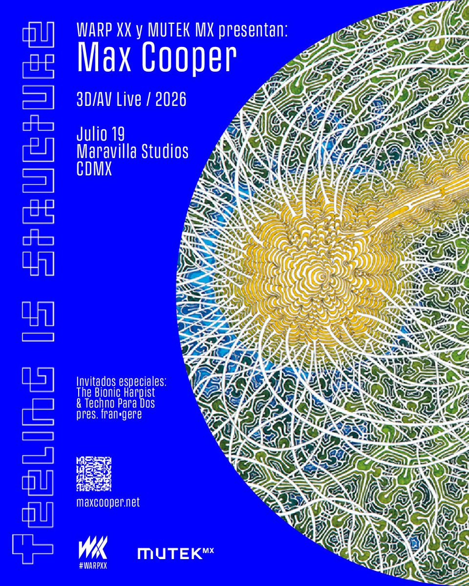 Luisiada's tweet photo. Amigs del bosque tengo boletos para Max Cooper, van sin cargos! Escríbanme, boletos boletos! 🪄🔥🖤
#ComunidadMutek #Warpmagazine https://t.co/9pntCwJ09B