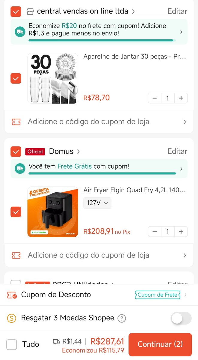 FernandoBorge81's tweet photo. @shopee_br "Shô, patrocina meu carrinho porque eu gostaria de presentear meu pai com uma Fritadeira Air Fryer Elgin e Talheres Inox para ele passar a ter uma vida mais saudável sem uso de óleo, comendo em um bom prato, e bebendo um bom copo de suco". https://t.co/Eby3vRfJoh