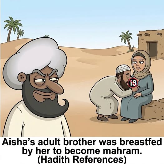 muhammadfvcker's tweet photo. islam’s “sacred” mahram system

an adult man is can be breastfed by a woman in order for him to become part of the family so that the rules of hijab and seclusion no longer apply

fuck islam and its disgusting practices https://t.co/LOhMvhAY2S