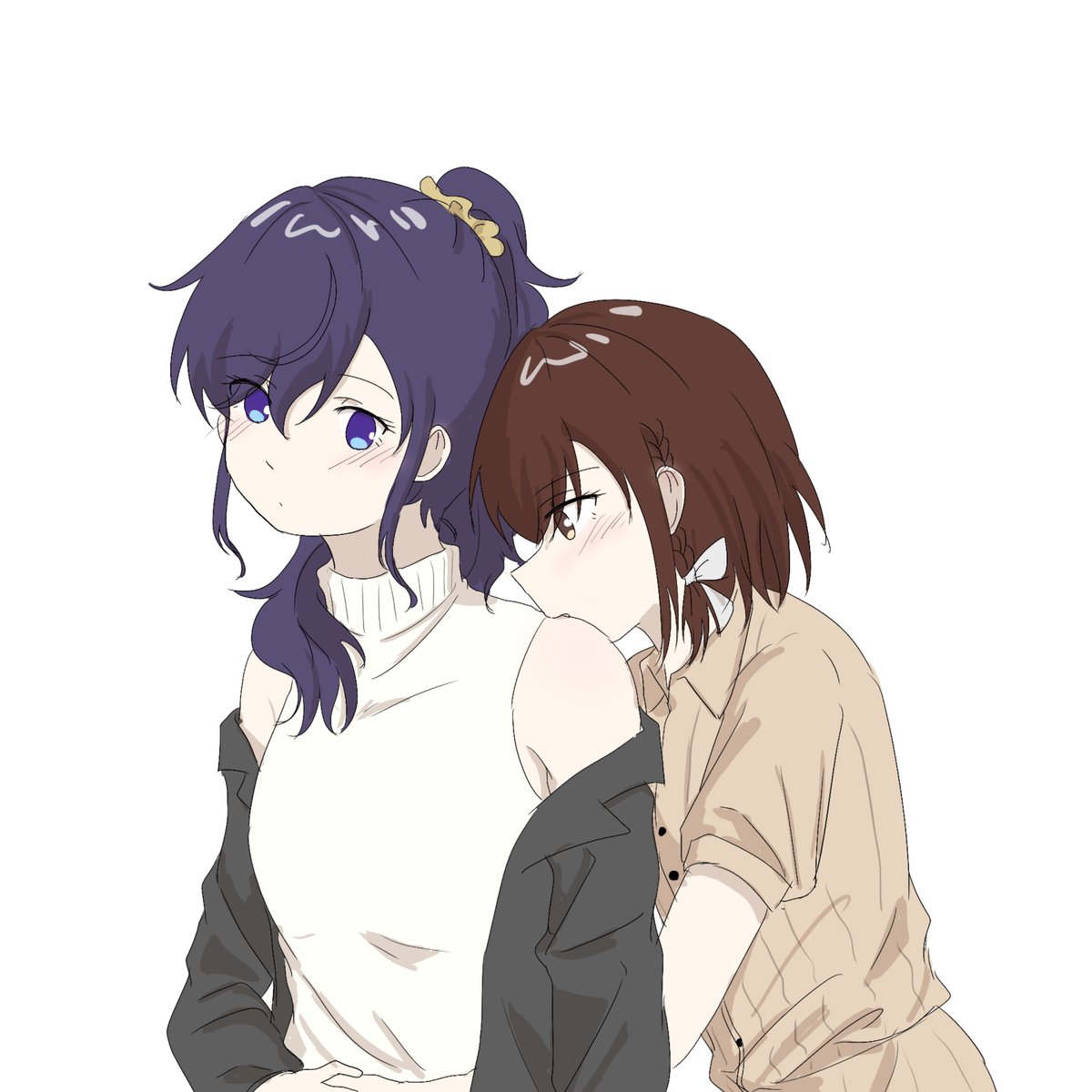 ZLeep0705's tweet photo. #prsk_FA #まふえな #えなまふ 
❄️这套衣服露肩膀诶……好那个…… https://t.co/cmkOnfa8u2