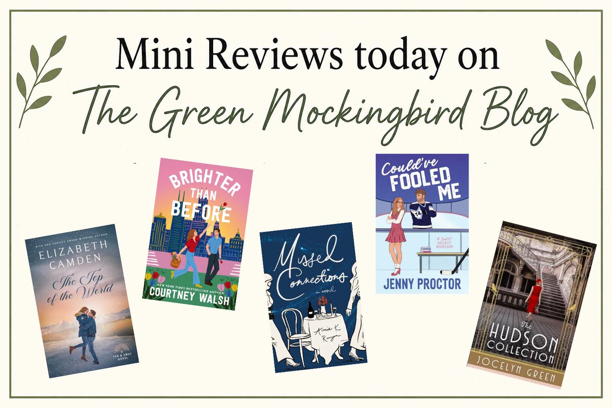 CameraCourt's tweet photo. Mini reviews #ontheblog today by @ElizabethCamdn, @courtney_walsh, @writerJennyP https://t.co/KsyoKZlVgS