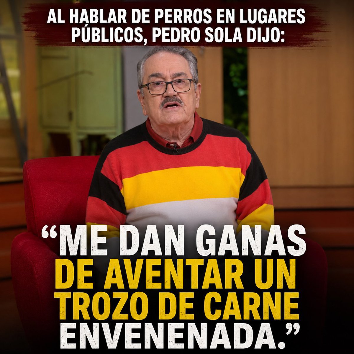 CarLon_2020's tweet photo. Esto NO ES HUMOR, NI OPINIÓN: es NORMALIZAR LA VIOLENCIA contra LOS PERROS. La violencia no se normaliza. En dónde  quedó la SEÑAL CON VALOR? 🤔 @RicardoBSalinas #FueraPedroSola https://t.co/fpsaSJYj4Q