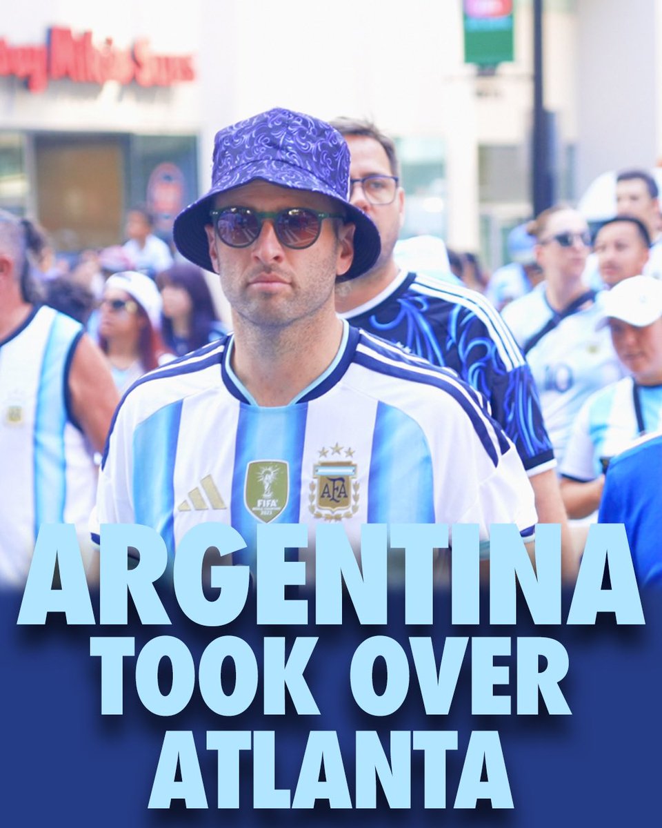 BeTheRamMedia's tweet photo. The Argentine folks got real Messi and took over Atlanta https://t.co/UmZAqhAZ0M