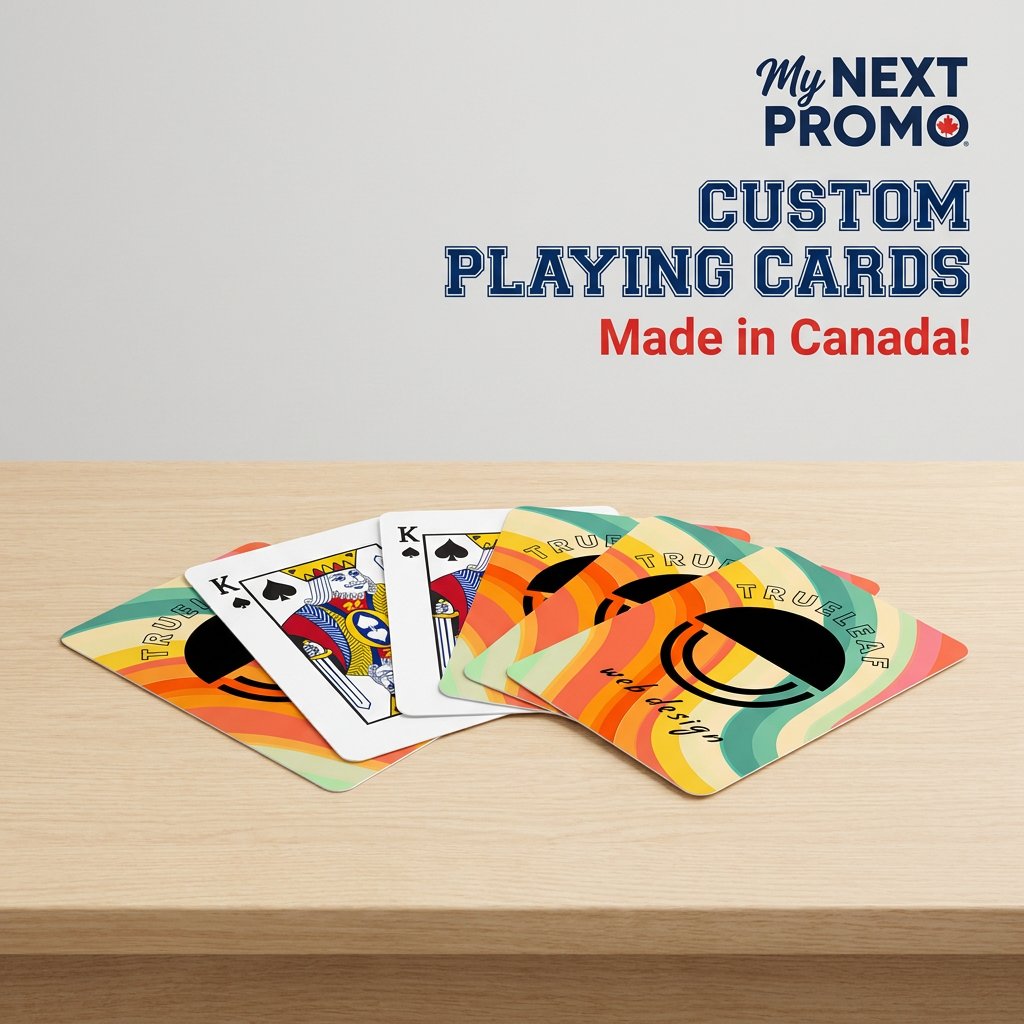 MNPcanada's tweet photo. Elevate your brand with custom playing cards, a memorable promotional item for any event. Made in Canada, these cards offer a unique way to engage your audience and leave a lasting impression.
#playingcards #promos #branding #poker #cardgames #MadeinCanada #promotionalproducts https://t.co/vjoOtbmlAM