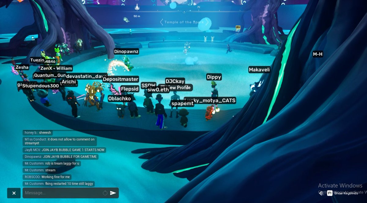 spapemt's tweet photo. It's game time with @MarsCatsVoyage fam on @OthersideMeta with @ClassicsCrypto .
I found a great hiding spot in the Acid Biome that matched my @OtterfulOtters avatar. https://t.co/DhXI7BeuEb
