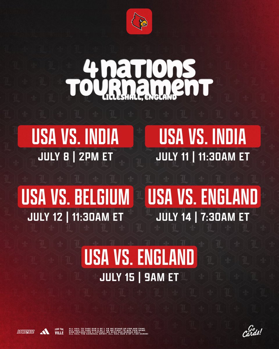 LouisvilleFH's tweet photo. Let’s go Lauren 🇺🇸🏑

The 4 Nations Tournament is underway!

#GoCards https://t.co/ES4vmARLl1