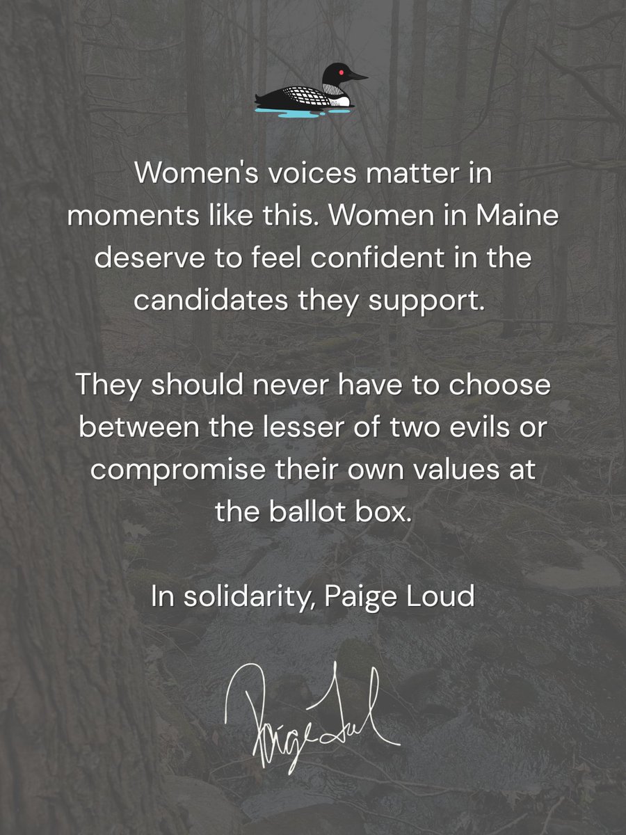 LoudforSenate's tweet photo. The strongest candidate to defeat Susan Collins is one who can keep the conversation focused on the future rather than on defending the past. I am a social worker whose career has been dedicated to serving others. My record is one of advocacy, organizing, and public service. https://t.co/mC5VhiwhWn