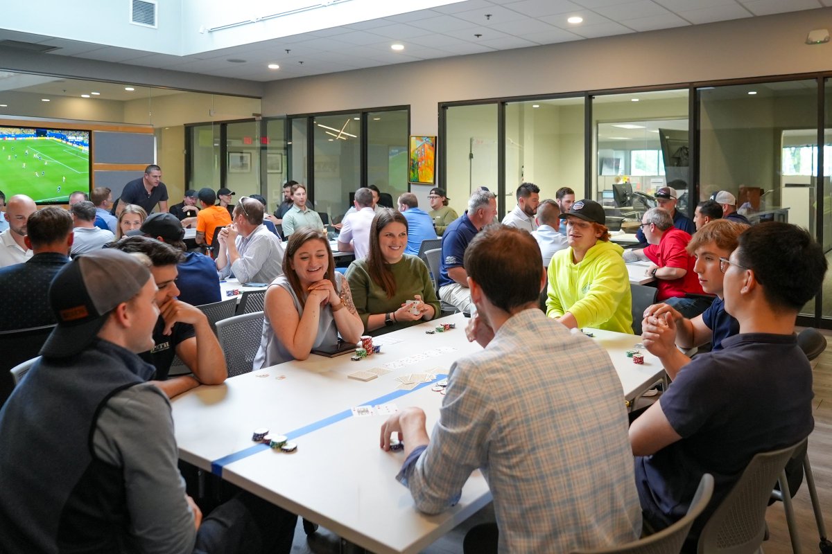 Path_CC's tweet photo. We had another full house for the Path Construction poker night at our Chicago headquarters.

Team members and subcontractor partners joined us for a few hands of poker and good conversation. https://t.co/g7ABODXFIG