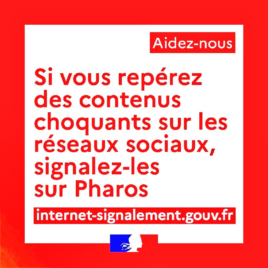 XLaBete's tweet photo. #RéflexePharos #Citoyen
#Terrorisme #Attentat #Vigipirate🔺
#X #elonmusk
Un contenu choquant ou illicite sur le Web 🌍 ou les réseaux sociaux ?
❌Je ne partage pas
❌Je ne like pas
❌Je ne mentionne pas
❌Je ne commente pas
📢 Je signale sur #PHAROS 👉
https://t.co/0MbwlXiQeI https://t.co/uULfmObZrX