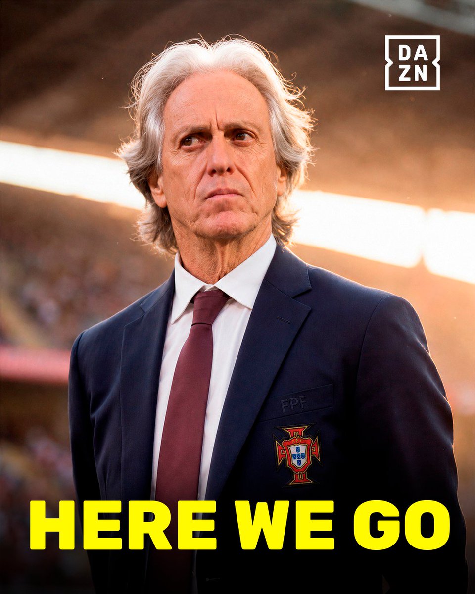 DAZNPortugal's tweet photo. 🚨 Here We Go: Jorge Jesus é o novo selecionador de Portugal 🇵🇹

Foi a decisão certa? 🤔 https://t.co/0Jpe5kx1Q6