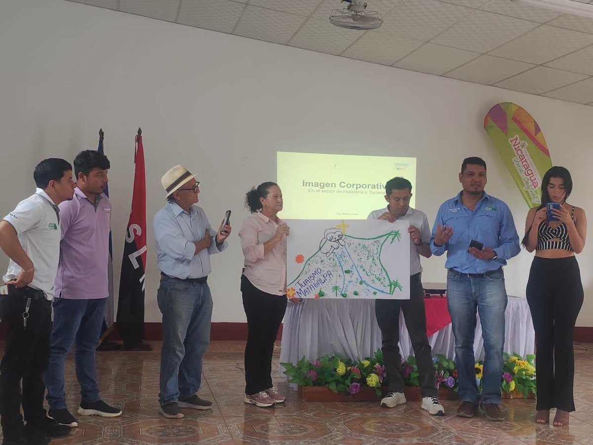 InturMatagalpa's tweet photo. Intur Matagalpa en coordinación con el  Centro Tecnológico Monseñor Benedicto Herrera, Matagalpa, realizó capacitación "Imagen Corporativa en el Sector de Hotelería y Turismo",  dirigida a protagonistas del sector turístico del departamento de Matagalpa👌🤝👏

#Nicaragua https://t.co/PM47w1FTXF